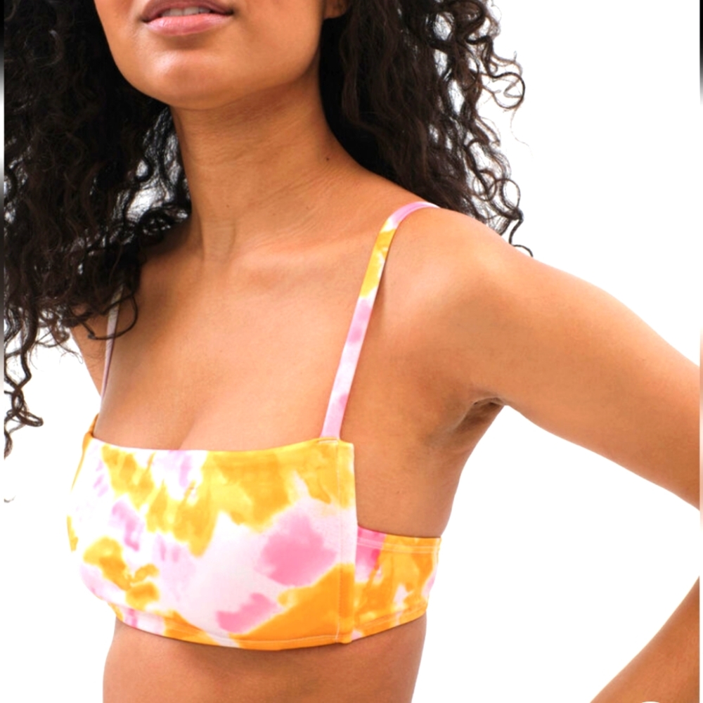 Aeropostale Tie-Dye Square-Neck Bikini Top